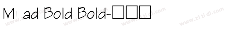 Mead Bold Bold字体转换